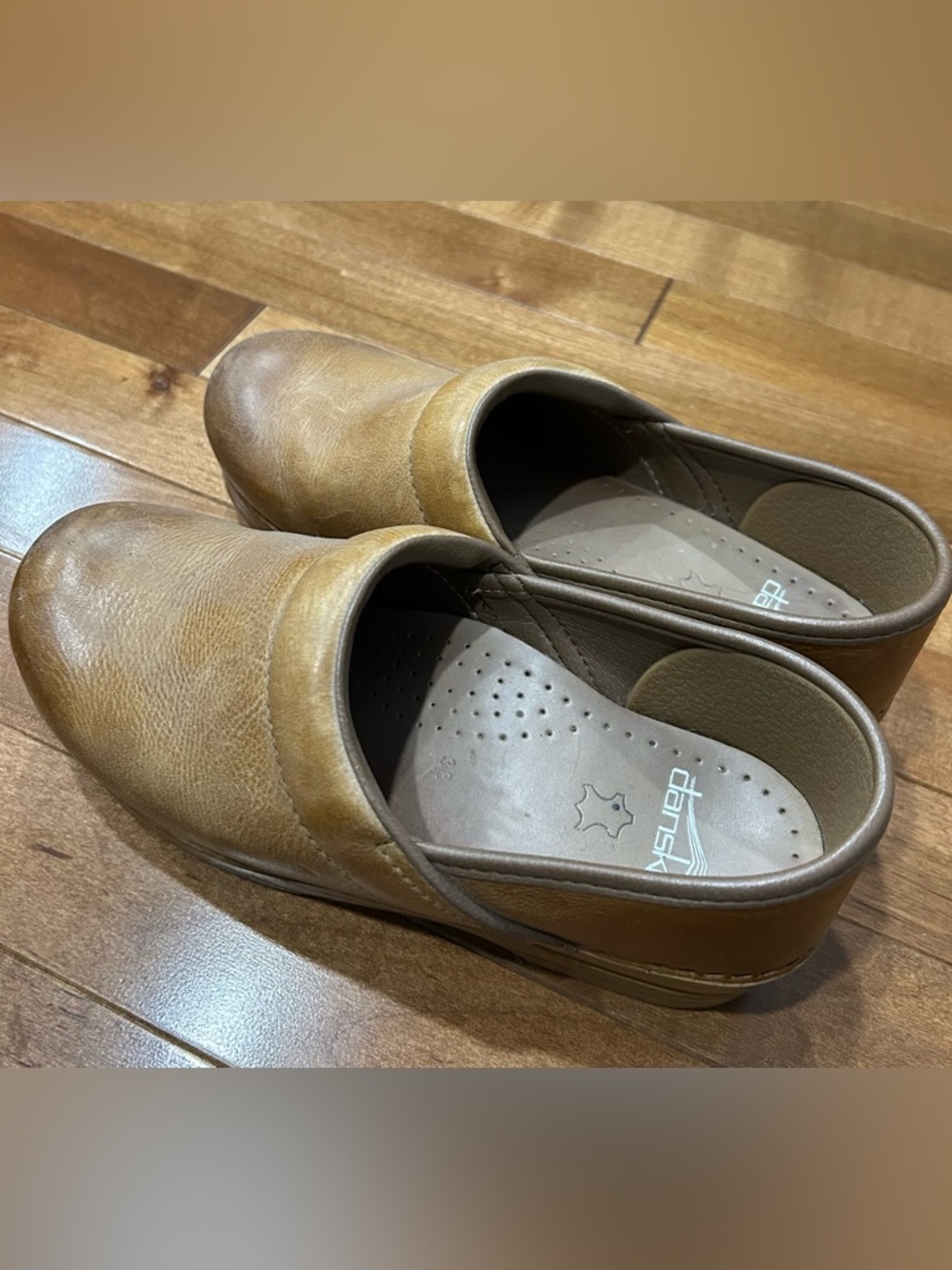 Dansko Women's Slip-On Loafers in Light Brown